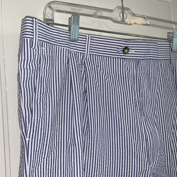 Nwot Berle blue & white seersucker shorts - Picture 3 of 7